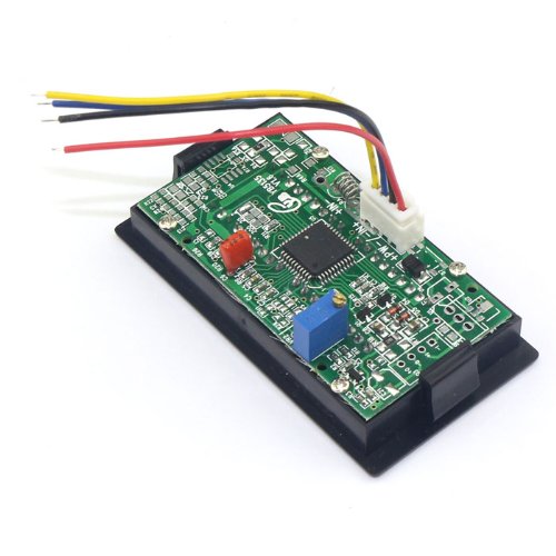 DROK 0.5" +/- 0-2A DC Current Measurement Panel Ammeter Digital Ampere Meter
