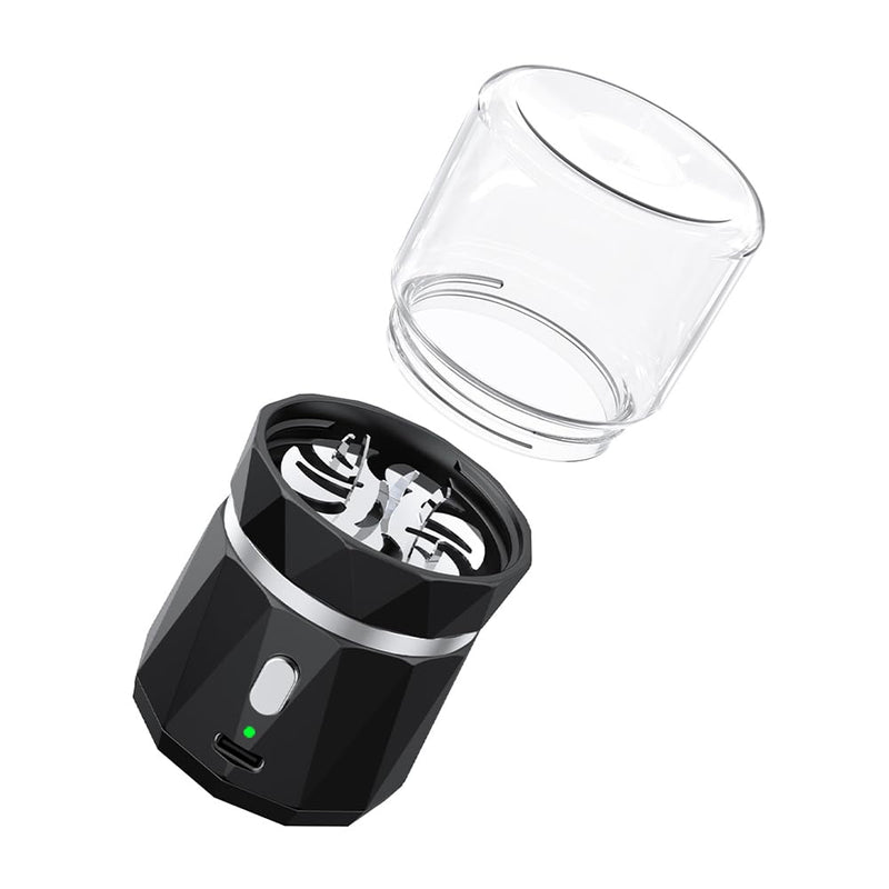 Mini Small Herb Grinder Electric, Spice Crusher With 2inx3.5inches 1.7oz/50ml Glass Jar, Portable Rechargeable Automatic