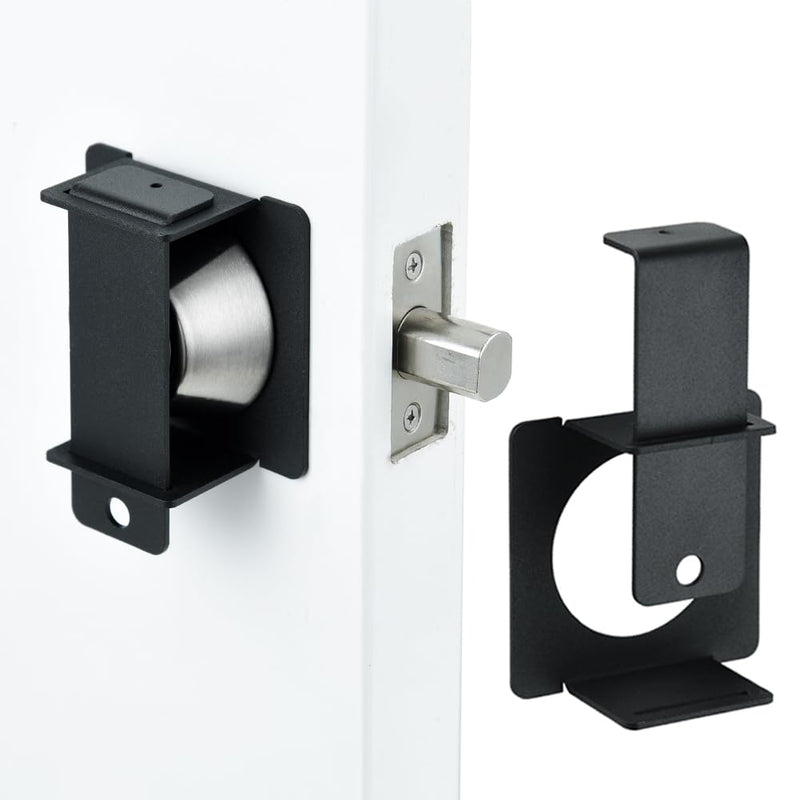 Deadbolt Security Guard, Deadbolt Lockout Device, Temporary Door Lock, Block The Access to Keyhole and Disable The Dead Bolt, Prevent Lock-Picking(Without Padlock, Guard for Exterior) without Padlock Keyhole Protection Guard
