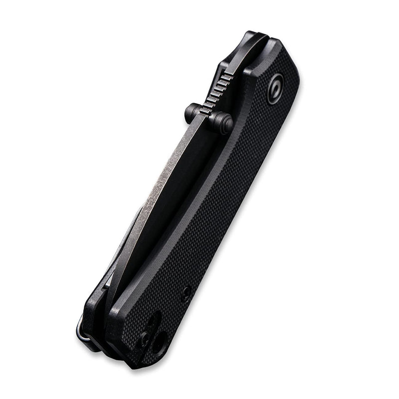 CIVIVI Baby Banter Pocket Folding Knife for EDC, 2.34" Blade Small Knife with Titanium Thumb Stud Opener C19068S-2 Double Black