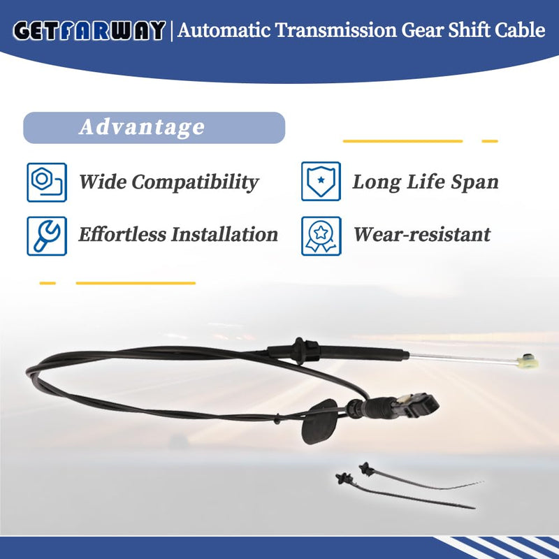 15037353 Automatic Transmission Gear Shift Cable Compatible with Chevrolet C1500 C2500 C3500 Gmc Yukon
