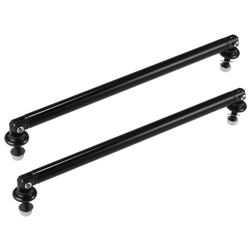 X AUTOHAUX 2pcs 200mm 7.87" Splitter Support Rods Adjustable Front Rear Bumper Lip Splitter Strut Rod Tie Support Bars Fit Most Vehicle Black