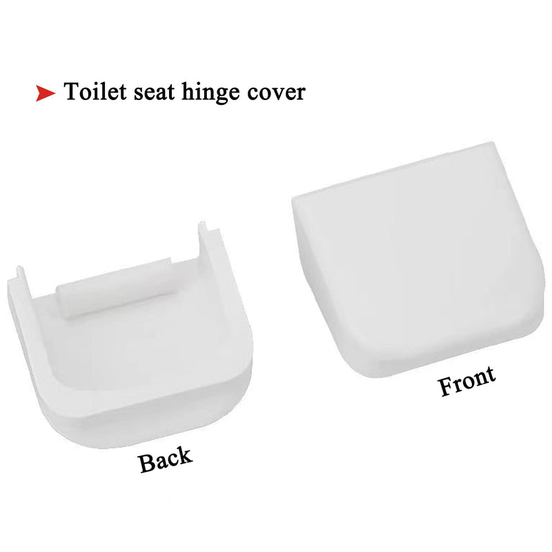 6 Packs Toilet Seat Hinge Cover Caps Compatible with Kohler 7315/7316 Toilet Seat Replacement Parts