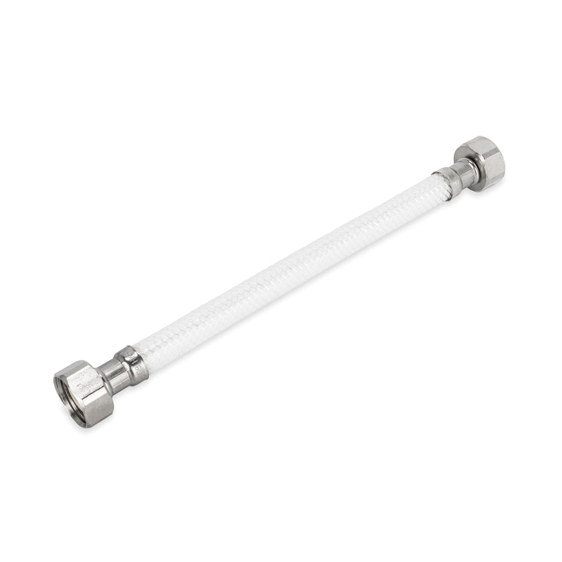 Camco Camper/RV Water Heater By-Pass Kit - Designed to By-Pass Camper Water Heater During RV Winterizing - Features 8-Inch Nylon Reinforced Hose with 2 Brass Valves (35953) 8 " By-Pass Kit