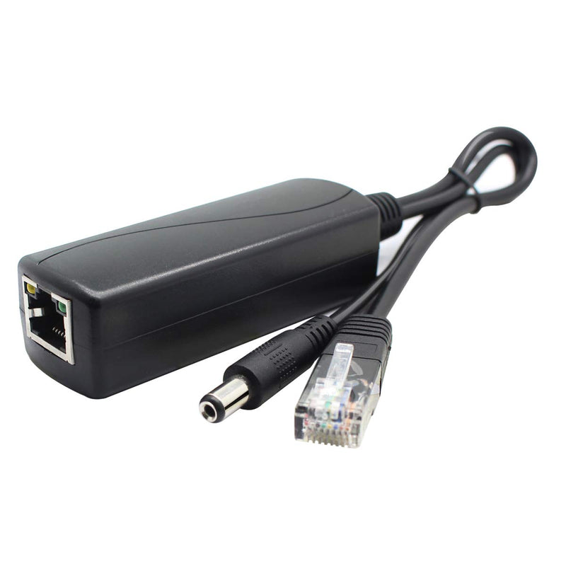 ANVISION Gigabit PoE Splitter, 48V to 12V 2A Ethernet Adapter, for Security Camera, AP, Voip and More, AV-PS12-G