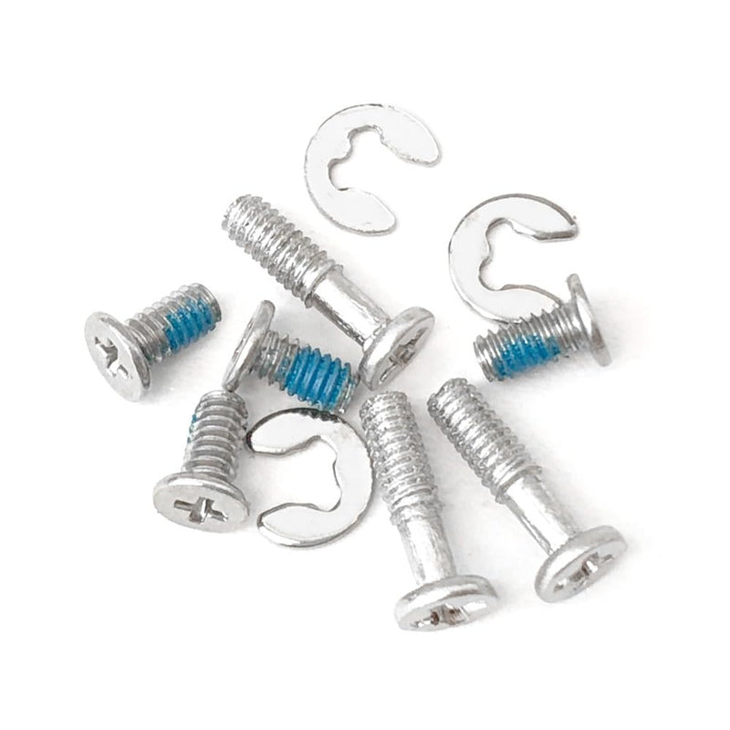 Lower Bottom Base Cover Case Screws Replacement for DELL Inspiron 7420 2-in-1 P161G001,Inspiron 14 7425 2-in-1 P161G003 Silver Bottom Case Screws