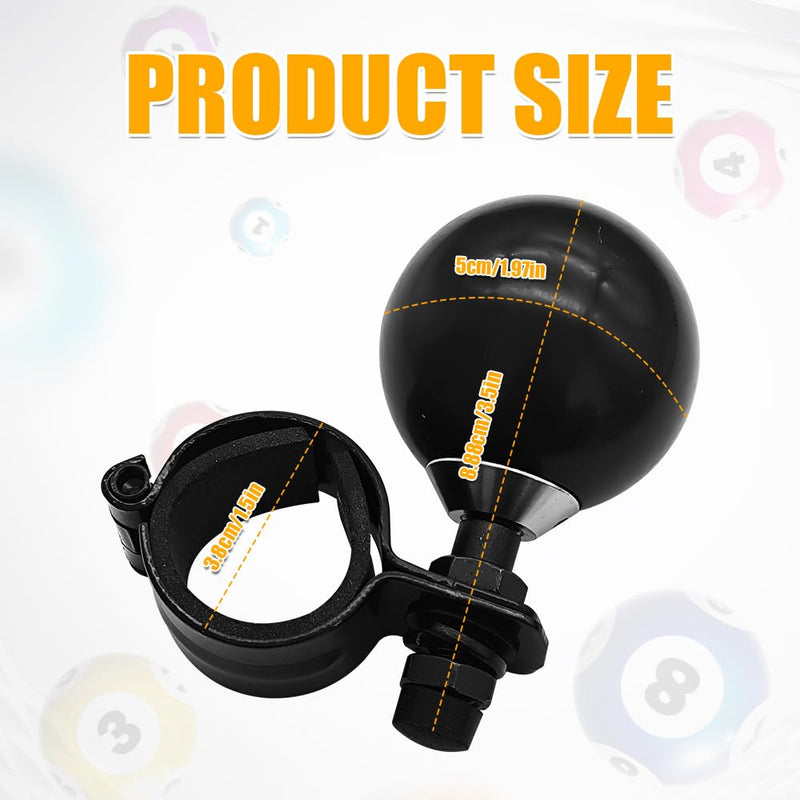 8 Ball Steering Wheel Knob Spinner, Suicide Knob, Heavy Car Turning Suicide Spinner Handle, Universal 360 Degrees Rotation Steering Wheel Accessories Compatible with Most Vehicles