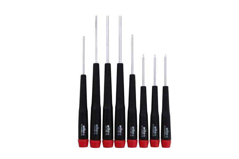 Wiha 26399 Hex Inch Screwdriver Set With Precision Handle, 8 Piece