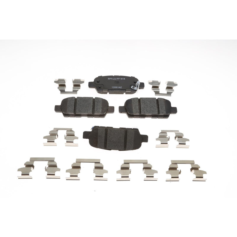 Raybestos R-Line Automotive Replacement Rear Ceramic Brake Pad Set for Select Nissan Altima, Rogue, Sentra, Murano, Maxima, Pathfinder, Z Model Years (MGD905CH)