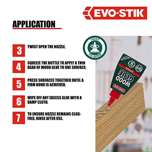Evostik Wood Adhesive Resin W - 250ml 715219, Green