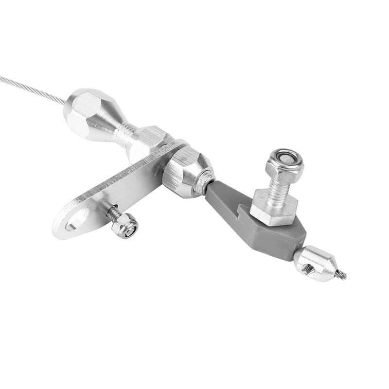 Transmission Detent Cable, 1.54m 60.6in Plastic Cable Detent Stainless Steel Braided Kickdown Cable Kick Down Transmissions 700r4 Kickdown Cable Detent Wiring Kit