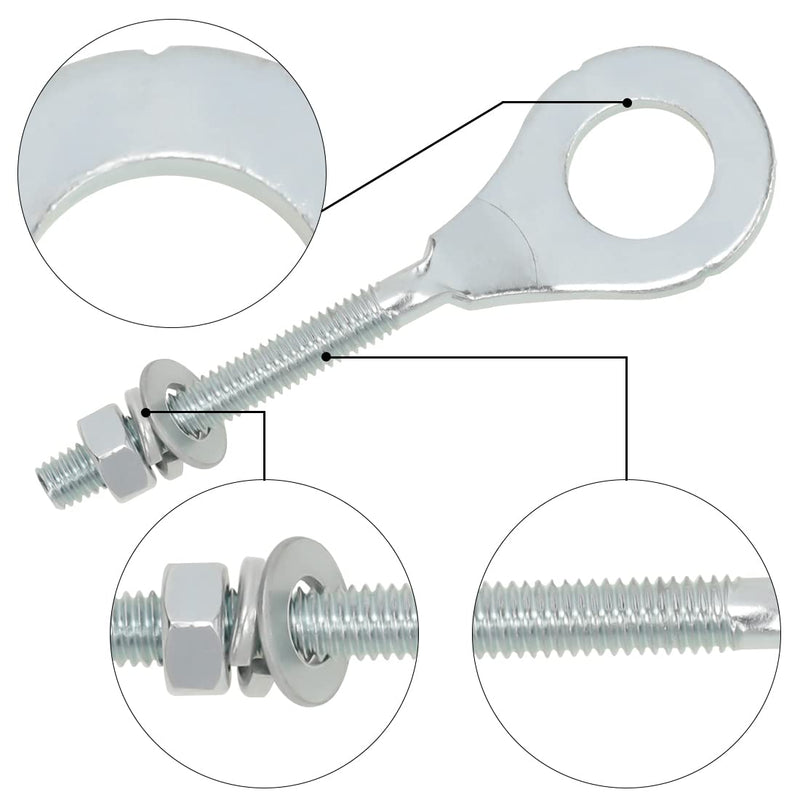 FVRITO 15mm Chain Tensioner Adjuster for 196cc 6.5HP Massimo MB200 Baja Warrior MB165 MB200 Coleman CT200U Trail Motovox MBX10 MBX11 Mini Bike 50cc-125cc CRF50 XR70 CT70 ATV Pit Dirt Bike Motorcycle 2 pack
