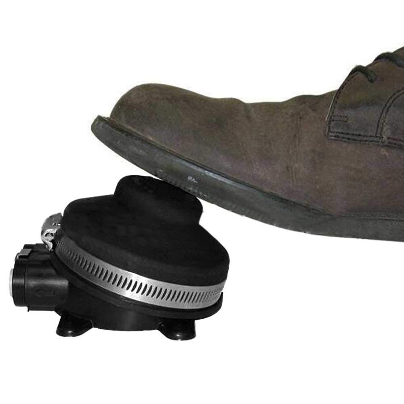 Hongwen Marine Utility Style Black Bilge Pump, Boat Water Pump, Self Priming, No Electricity, Small Size 100x140x70mm As Shown