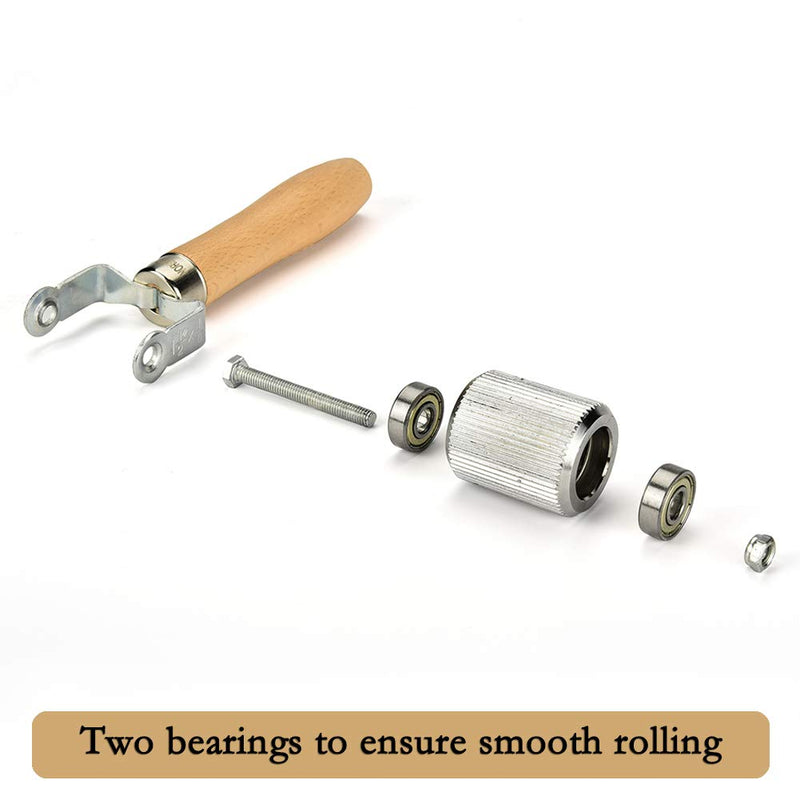 Car Sound Deadening Roller (2PCS, Width: 1.69in & 0.24in), Extremely Smooth Sound Insulation Roller Metal, Noise Deadening Car Sound Insulation Tool 2PCS - 1.69 inch/0.24 inch