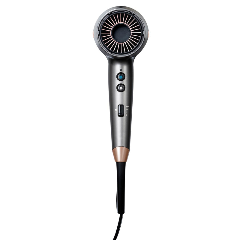 Remington ONE Dry and Style Hair Dryer, 2000W, 4 Attachments | Salon Performance for Faster Drying, Compact Design, Dual Ionic System, 8 Heat Settings, styling attachments included