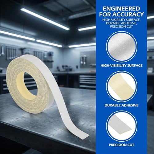 Reflective Tachometer Tape Strips Tachometer Sticker for Speed Tester Reflector Tape for Accurate Speed Measurement High Visibility Adhesive Reflective Strips 16. Roll