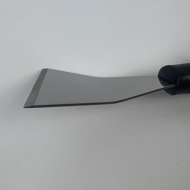 Stainless Steel Chisel Pole Scraper 4", Paint Scraper, Wall Paper Scraper, can be installed with an extension pole (4" Bent) 4" Bent