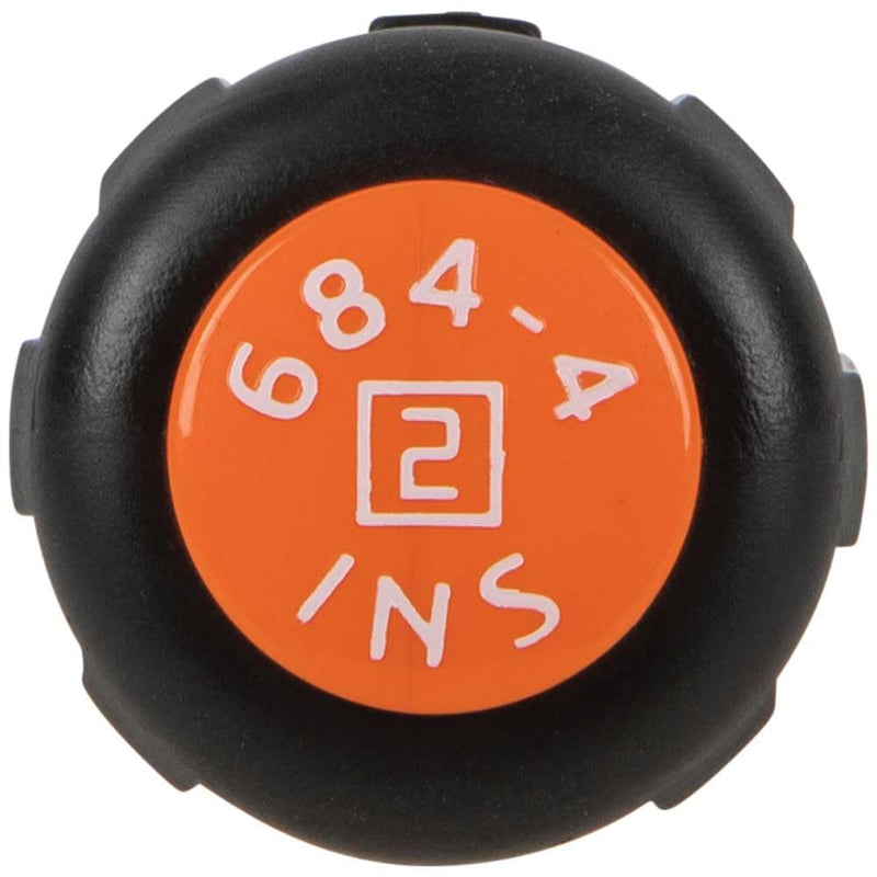 Klein Tools 6844INS Insulated Screwdriver, Made in USA, 1000V #2 Square Tip Screwdriver with 4-Inch Shank, Tip-Ident, Cushion-Grip Handle # 2 Square