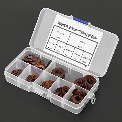 Oumefar Locking Washers Connection Stainless Steel Compression Flat 7 Sizes Disc Spring fDisc Gasket or Industry Production