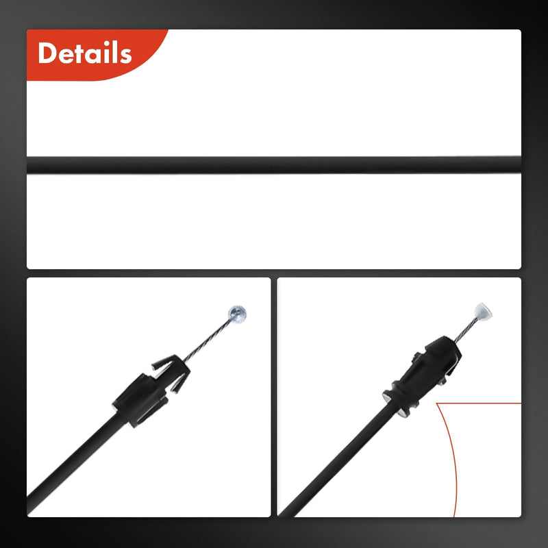 A-Premium 16.5 Inch Door Latch Release Cable Compatible with Chevrolet Silverado 1500 2007-2013, Silverado 2500 HD 3500 HD 2007-2014 & GMC Sierra 1500, Sierra 2500 HD 3500 HD, Front Left or Right