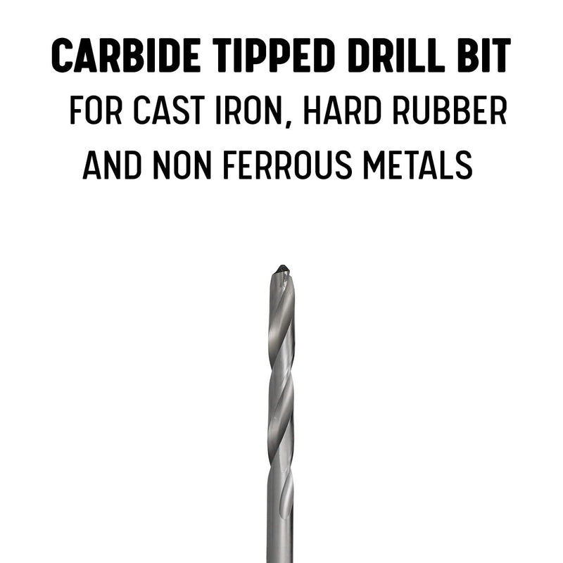 Drill America - D/ACT7/16 7/16" Carbide Tipped Drill Bit, D/ACT Series 7/16"