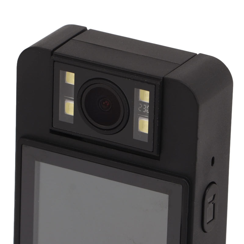 FOSA Body Camera with 180 Degree Rotation Lens, 256g Memory Expansion, and Professional Noise Filtering, Portable Back Clip Design, One, WiF