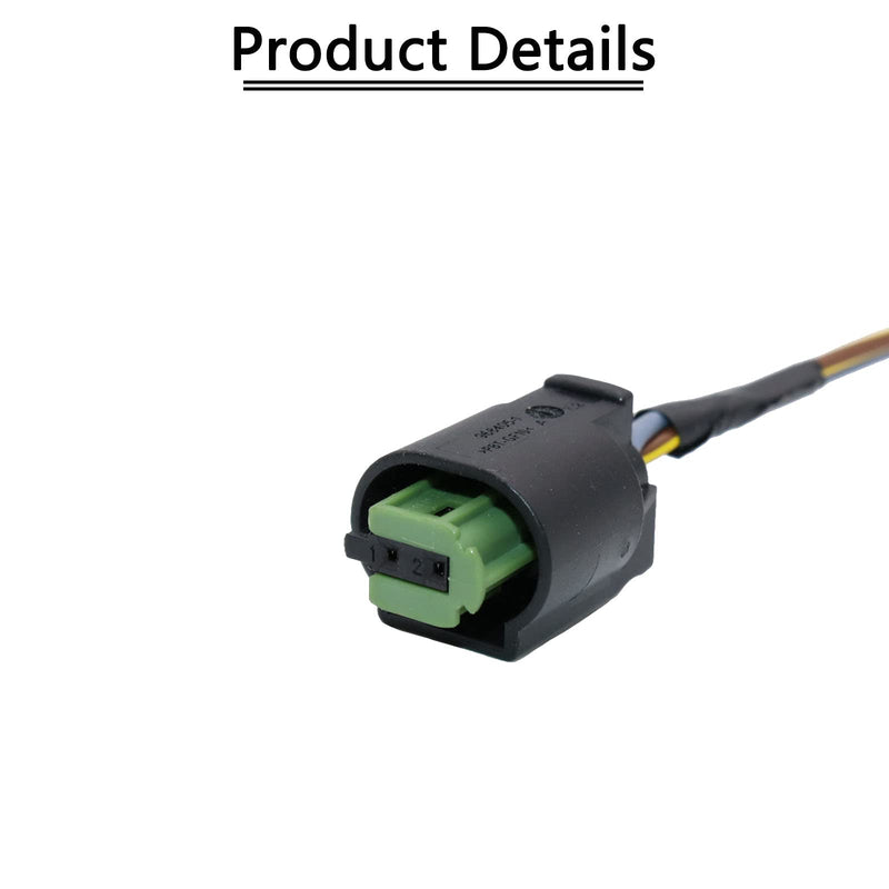 Outside Ambient Air Temperature Sensor & Connector Pigtail Plug 65816905133 65816905050 Compatible with BMW 128i 323i 325i 328i 330Ci 528i 530i 550i M3 M5 M6 X3 X5 X6 Z4 Z8 Mini Cooper