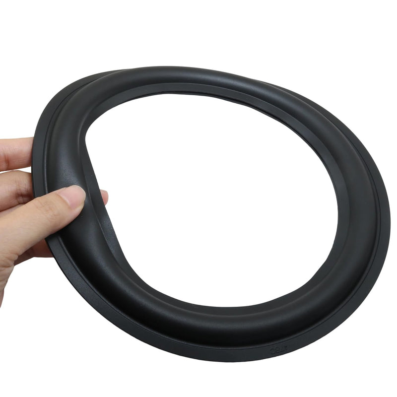 MEETOOT 2PCS 8 Inch Black Speaker Foam Surround Repair Kit Audio Equipment Rubber Replacement Part