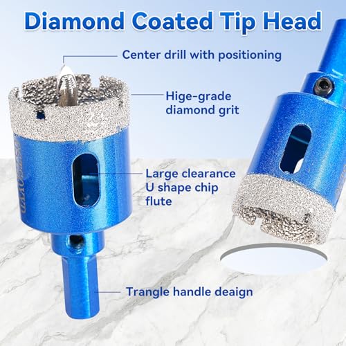 4-3/4 inch Diamond Hole-Saw Bits with Pilot Drill Bit 120mm Tile Hole Saws 4-3/4'' | 120mm 1