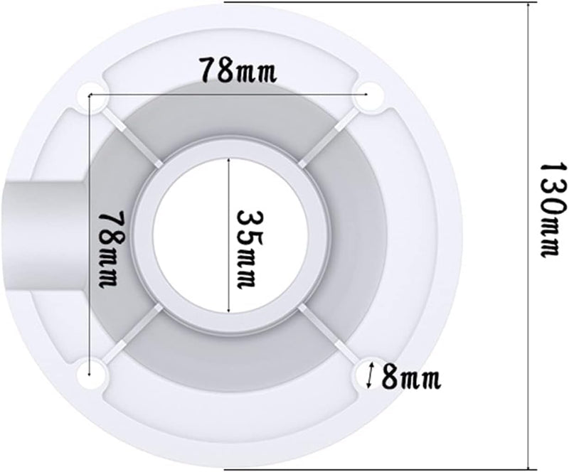 11.8"-23.6" I-Shapped Telescopic Adjustable Camera Mount Bracket, Heavy Duty Metal Wall Ceiling Mount for Dome CCTV Security Cameras, Universal Surveillance System Holder