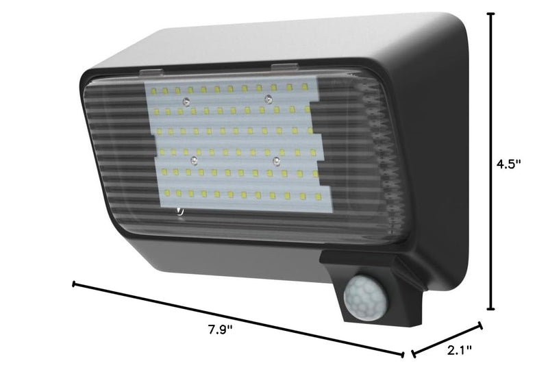 MG1000-450B, RV Exterior Mounted Bright LED Motion Sensor Porch Flood Light, Rated IP65 with INTELA-Sensor, Polarity Guard, Adjustable Sensitivity and EMI Suppression 1 Pac - MG1000-450B - (Lighting Fixture Only)