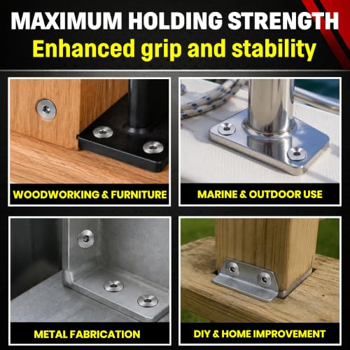 Chenango Supply 3/8-16 x 1 Stainless Socket Flat Head Screws 3/8-16 x 1"