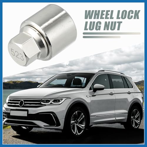 Car Metal Wheel Lock Lug Nut Anti Theft Socket Key for VW Touareg