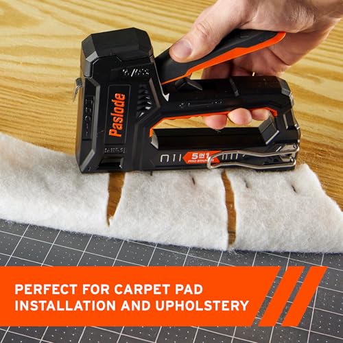 Paslode 5-in-1 Pro Manual Stapler, Compatible with Five Fastener Types 5-in-1 Stapler