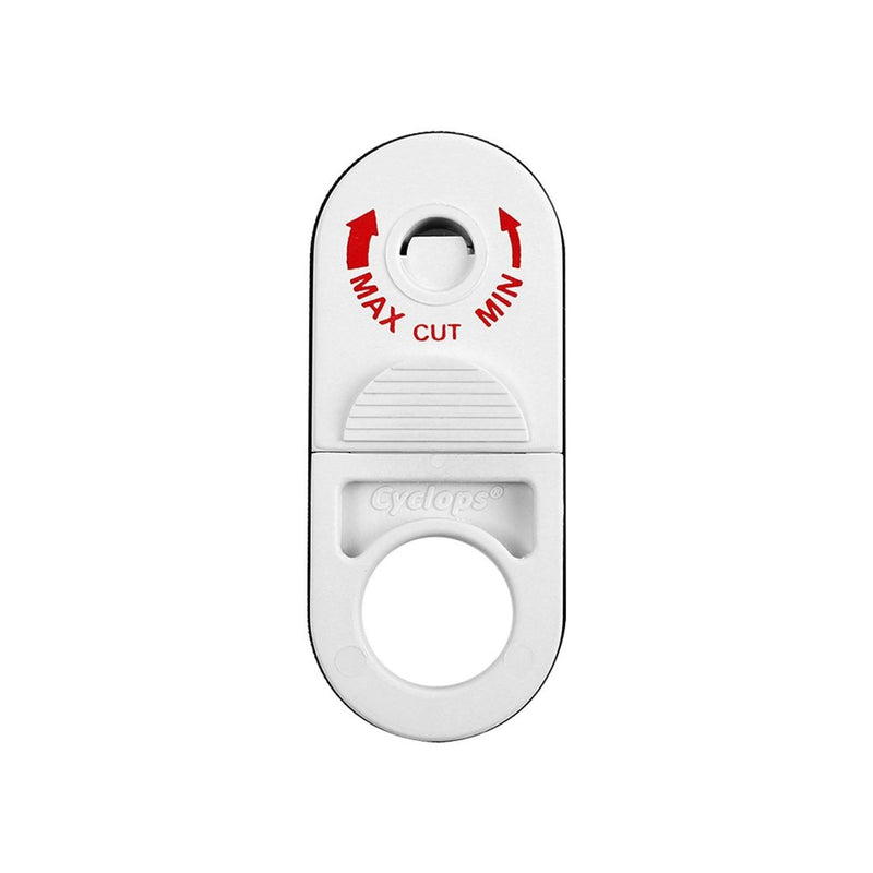 Platinum Tools 15010C Removes cable jackets from multi-core cable (shielded & un-shielded), Cable Stripper for Network and Coax Cable