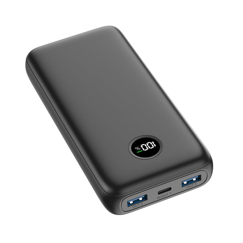 Portable Charger 27000mAh Power Bank - USB C 22.5W and PD QC4.0 Fast Charging Portable Power Bank with LED Display, 3 Outputs External Battery Pack for iPhone Samsung iPad etc