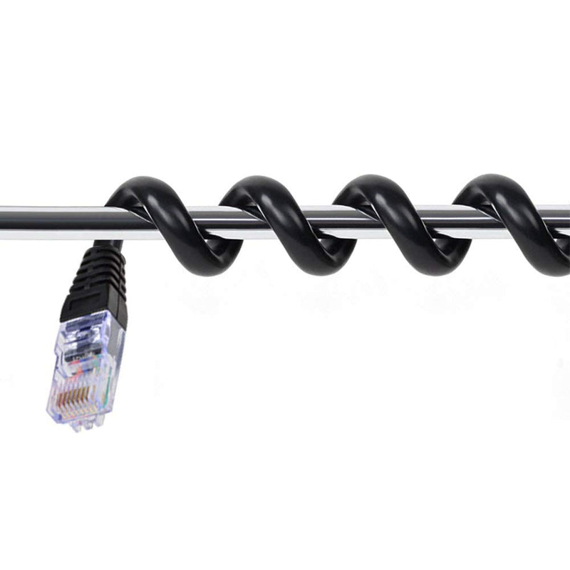 RJ45 to DB9, DB9 9-Pin Serial Port Male to RJ45 Female Cat5 Ethernet LAN Console Cable 9.8Ft