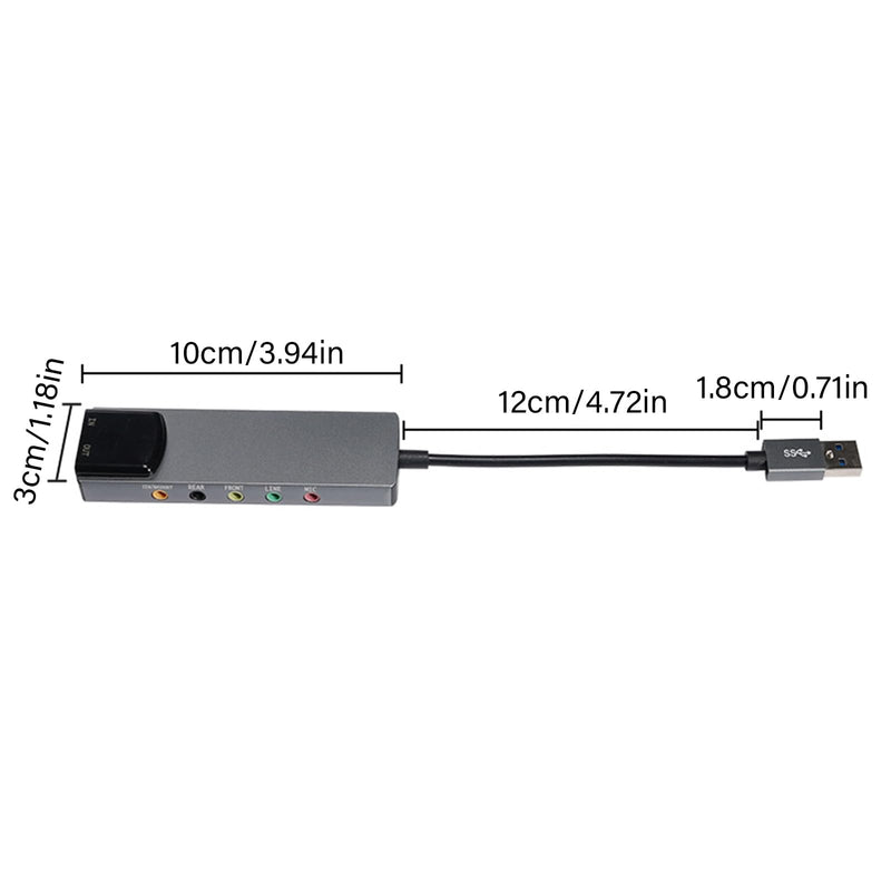 USB to Optical Adapter, Spdif Digital to Analog Converter for, Plug & Play, 48khz, 1-Pack, Aluminum Body