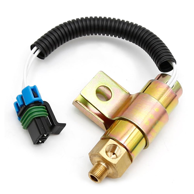 A06-26631-000 Car Fan Clutch High Temperature Solenoid Air Valve Replaces A06-26631-000,740420,S-18706, 4810-01-441-0851, S-18232, F224904, 3551-298-C92, 3551-298-C, 740420E (Gold) Gold