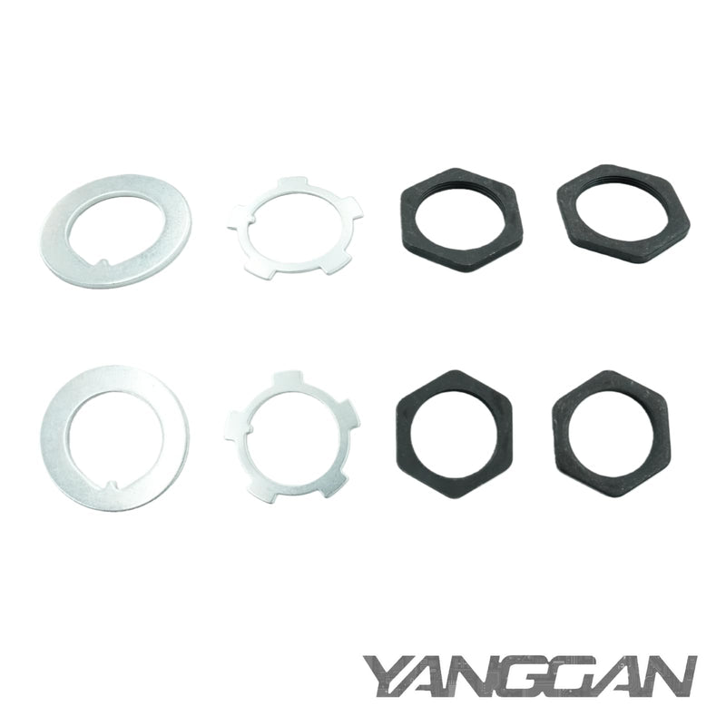 Hub Socket Nut Kit 1/2" Drive 54mm Compatible with Landcruiser Hilux 4x4 for Nissan Patrol, for Toyota FJ LN RN BJ HJ KZN165R T100 LC100 4WD 4X4 Hex Front Wheel Bearing Hub Axle Nut Socket