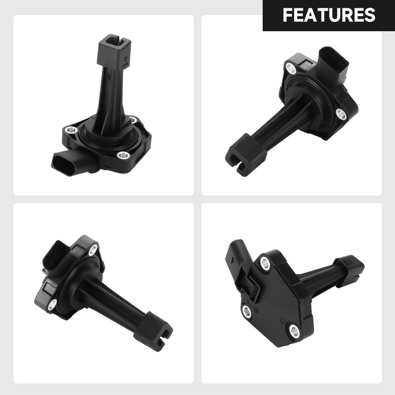 Engine Oil Level Sensor Oil Level Sending Unit - Compatible for Audi A4 2.0L A/T Quattro Avant Wagon 2009-2012 - Replace Part 03C907660H 03C907660D
