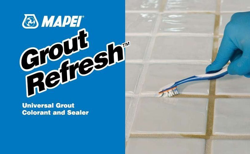 MAPEI UltraCare Grout Refresh, Universal Grout Colorant & Sealer, 8 oz Bottle – Easy Grout Restoration & Protection, 5015 Bone