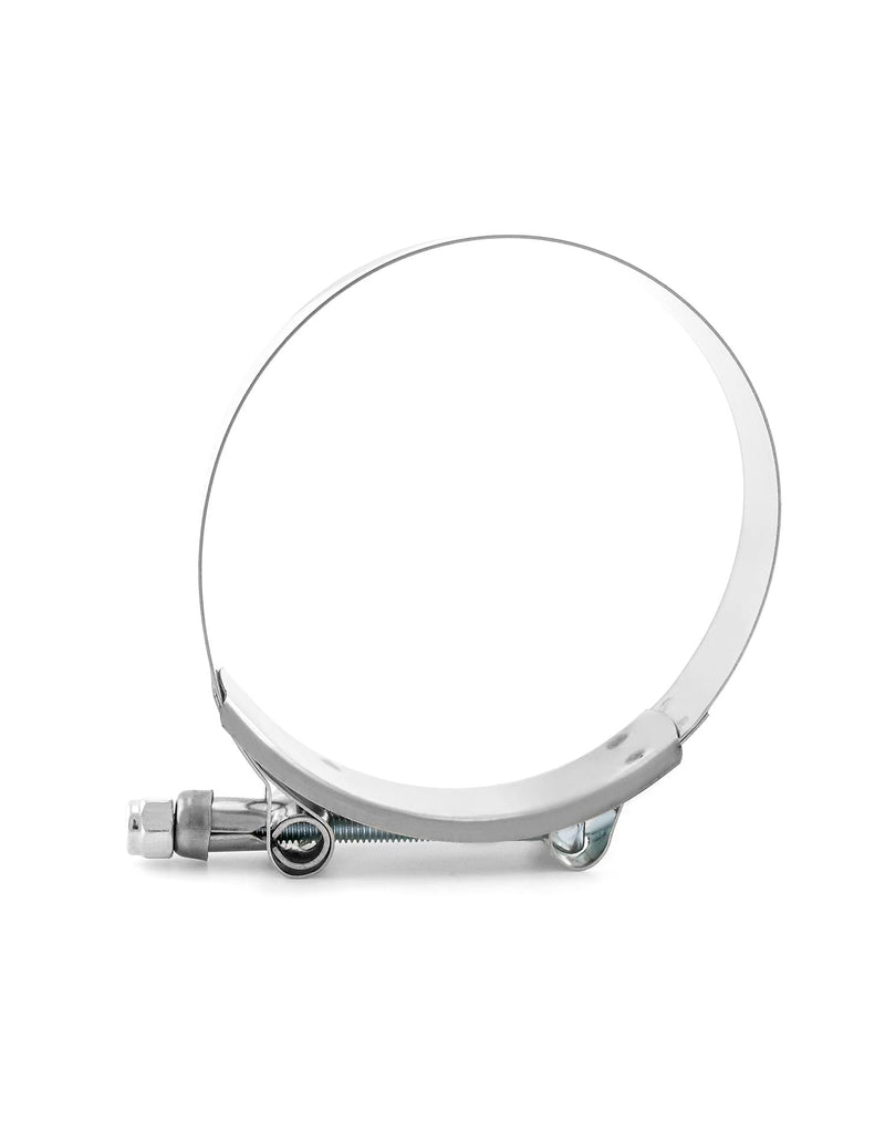 QWORK 3" T-Bolt Hose Clamp Stainless Steel, Working Range 83mm-91mm for 3" Hose ID, Turbo Intake Intercooler Clamp, 4 Pack 3" Clamp Range 83mm-91mm (3.27"-3.58")
