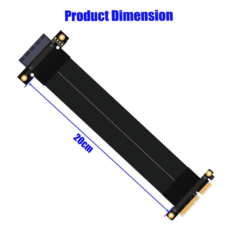 Pcie Extension Cable pcie Extension Cable 4X Extension Cable pcie Extension Cable pcie Riser (4X 180 Degree 20cm)