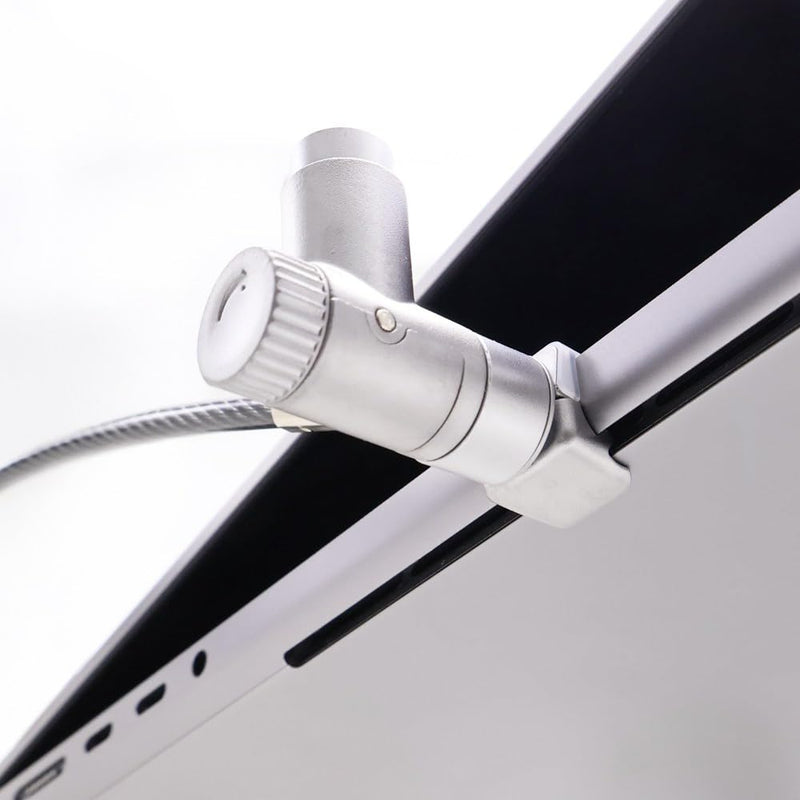 MacBook Pro Security Lock Key Type, 6ft Steel Cable, Vent-Insert Design for 14/16 inch Models, Space Gray