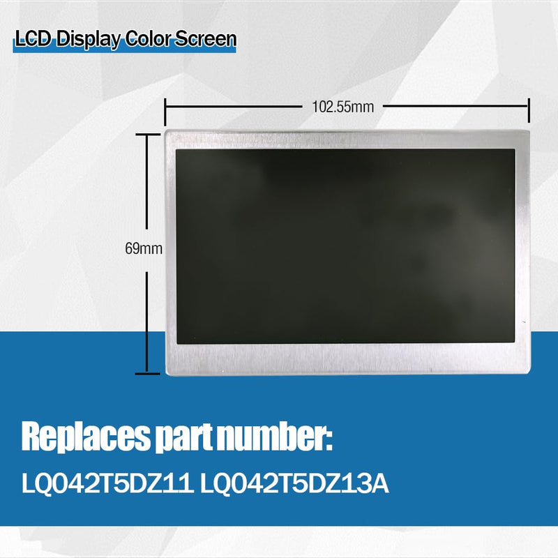 LCD Display Color Screen Fits for Ford 2014-2016 Escape 2013-2016 Focus 150 MPH Speedometer Instrument Replaces LQ042T5DZ11 LQ042T5DZ13A