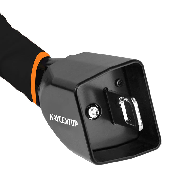 KAYCENTOP Car Steering Wheel Lock, Seat Belt Lock, Anti-Theft Device, Max 17 Inch Length, Small and Light-Weight, Multi-Functional, Fit Most Vehicle, SUV, Golf Cart Security (Black) Black