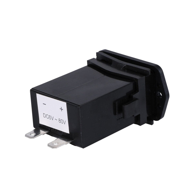 DC 6-80V Mechanical Hour Meter - AIMILAR Hourmeter for Diesel Engine Generator Boat Motorcross Motor Truck Tractor DC 6-80V