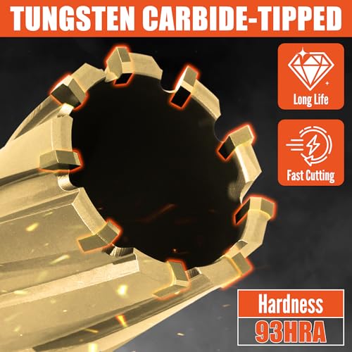 EASEWORK TOOL Carbide-Tipped Annular Cutter, 5/8" Dia x 2" Depth 5/8" * 2"