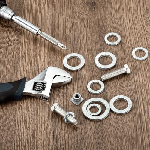 Uxcell Wedge Locking Washers for M10 Bolts, 40pcs Manganese Steel Vibration Resistant Safety Washers 40